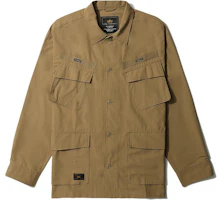 Alpha Industries FW22 Logo Patch Multi-Pocket Jacket Brown A5XLJM7052LXH-BGX Alpha Industries FW22 Logo Patch Multi-Pocket Jacket Brown A5XLJM7052LXH-BGX