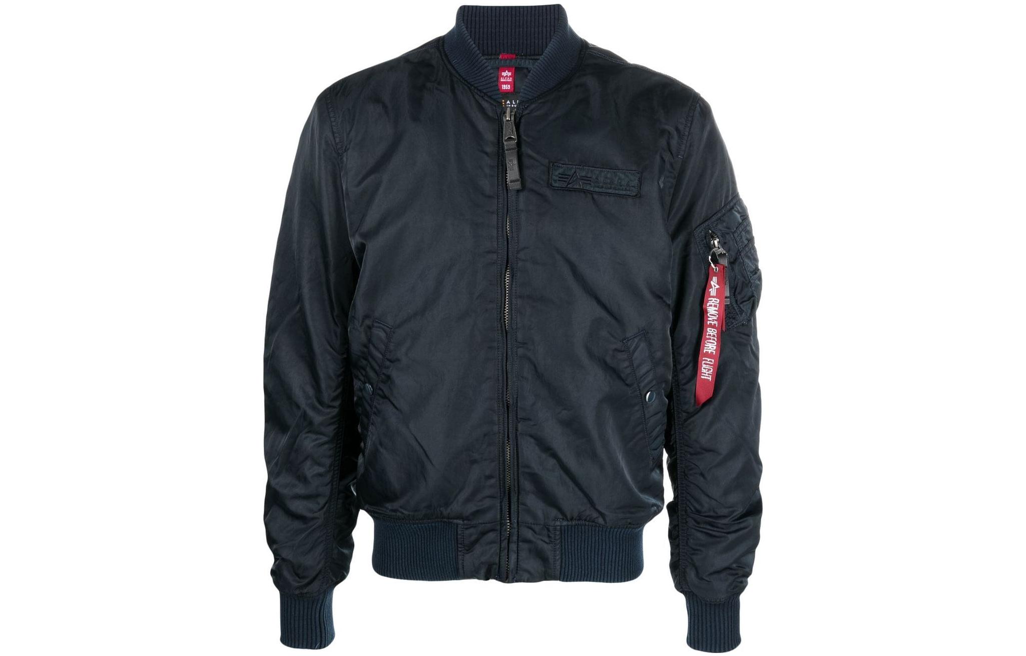 Alpha Industries FW22 Solid Patch Jacket Black () 10813007