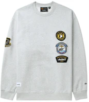 Alpha Industries FW23 Oversized Crewneck Sweatshirt Unisex Hip-Hop Style A5XSWM1023LXL Alpha Industries FW23 Oversized Crewneck Sweatshirt Unisex Hip-Hop Style A5XSWM1023LXL