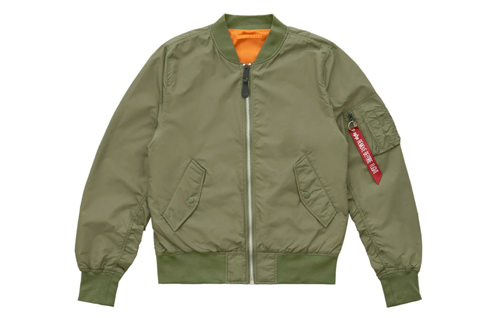Alpha Industries L-2B Scout Reversible Bomber Jacket Military Green MJL46000C1-GREEN