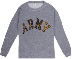 Alpha Industries Letter Print Crewneck Sweatshirt Grey RS852500C1-GRAY Alpha Industries Letter Print Crewneck Sweatshirt Grey RS852500C1-GRAY