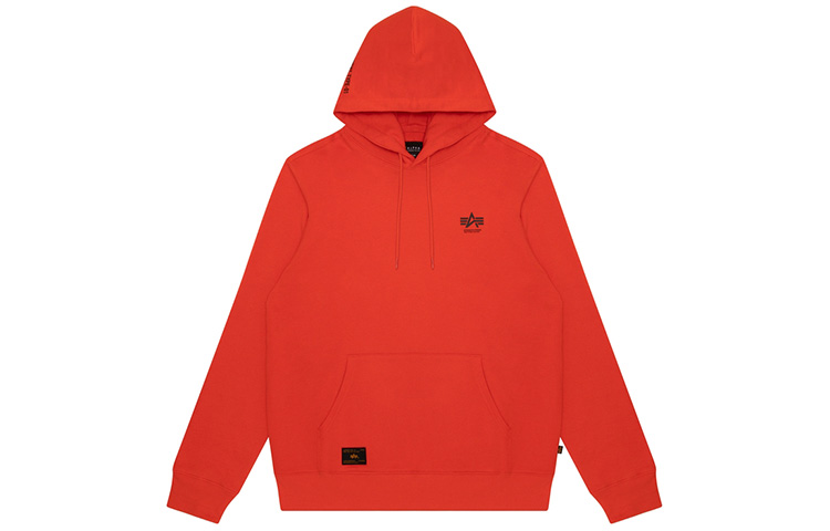 Alpha Industries Logo Print Fleece Sweatshirt Unisex Couple Style. A5XSWM3007LXF