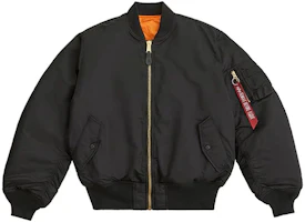 Alpha Industries MA-1 Flight Jacket Black Unisex Classic Military Style. MJM21000C1-BLACK Alpha Industries MA-1 Flight Jacket Black Unisex Classic Military Style. MJM21000C1-BLACK