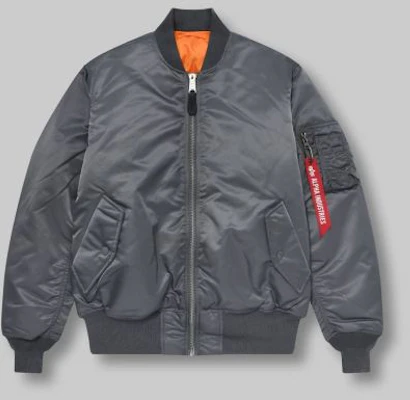 Alpha Industries MA-1 Flight Jacket Gunmetal AIMSI0000033GUL Buy Alpha Industries MA-1 Flight Jacket Gunmetal AIMSI0000033GUL