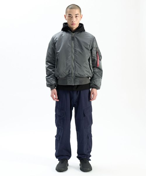 Shop Alpha Industries MA-1 Flight Jacket Gunmetal AIMSI0000033GUL