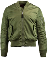 Alpha Industries MA-1 Slim Fit Reversible Flight Jacket Unisex - Military Green MJM44530C1-SAGE-GREEN Alpha Industries MA-1 Slim Fit Reversible Flight Jacket Unisex - Military Green MJM44530C1-SAGE-GREEN