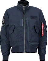 Alpha Industries Multi-Pocket Zip-Up Jacket Blue - MJE52500C1-BLUE Alpha Industries Multi-Pocket Zip-Up Jacket Blue - MJE52500C1-BLUE