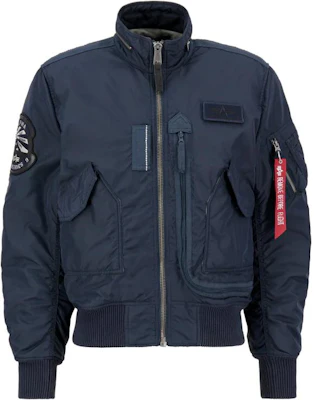 Alpha Industries Jaket Biru Multi-Pocket Zip-Up MJE52500C1-BLUE Buy Alpha Industries Jaket Biru Multi-Pocket Zip-Up MJE52500C1-BLUE