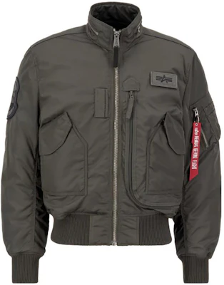 阿尔法工业男士多口袋拉链立领灰色夹克. MJE52500C1-GREY Buy 阿尔法工业男士多口袋拉链立领灰色夹克. MJE52500C1-GREY