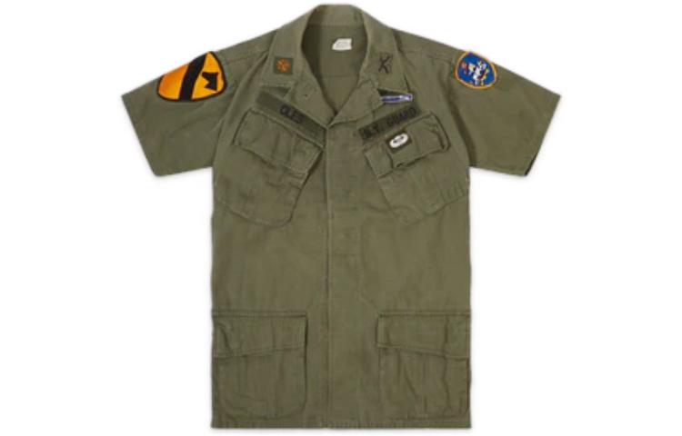 Alpha Industries Retro Capsule Geometric Badge Short-Sleeve Jacket Green . RJN53001C1