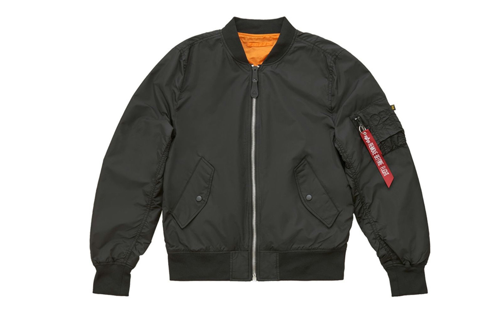 Alpha Industries Reversible Military Jacket Unisex - Black MJL46000C1-BLACK