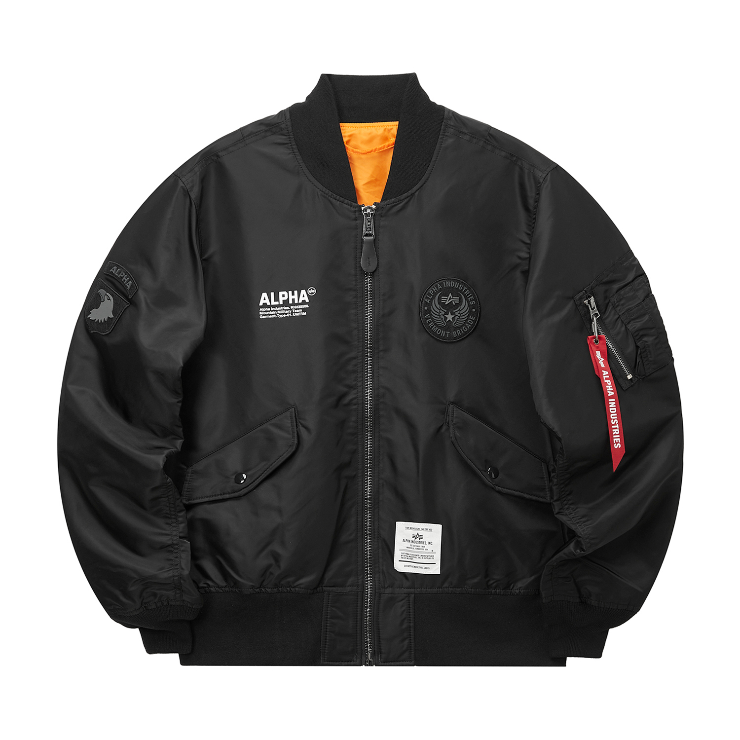 Alpha Industries Reversible Retro Military Bomber Jacket Unisex L-2B Flight Style A5XLJM001198N