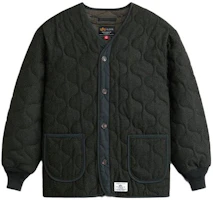 Alpha Industries Single-Breasted Pocket Jacket Unisex Long Sleeve Heather Green MJW53506C1-GREEN-HEATHER Alpha Industries Single-Breasted Pocket Jacket Unisex Long Sleeve Heather Green MJW53506C1-GREEN-HEATHER