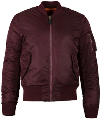 阿尔法工业修身版飞行夹克男女通用款 酒红色 MJM44530C1-MAROON Buy 阿尔法工业修身版飞行夹克男女通用款 酒红色 MJM44530C1-MAROON