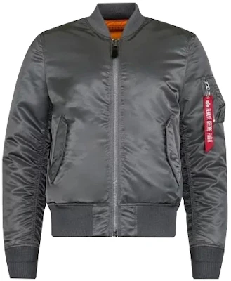 알파 인더스트리즈 슬림 핏 플라이트 재킷 유니섹스 그레이 MJM44530C1-REG Buy 알파 인더스트리즈 슬림 핏 플라이트 재킷 유니섹스 그레이 MJM44530C1-REG