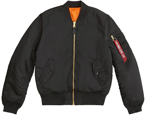 阿尔法工业修身飞行夹克冬季男女通用 黑色 MJM44530C1-410 Buy 阿尔法工业修身飞行夹克冬季男女通用 黑色 MJM44530C1-410