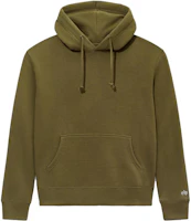 Alpha Industries Solid Color Pullover Hoodie Unisex Olive Green. USA51001C1-OLIVE Alpha Industries Solid Color Pullover Hoodie Unisex Olive Green. USA51001C1-OLIVE