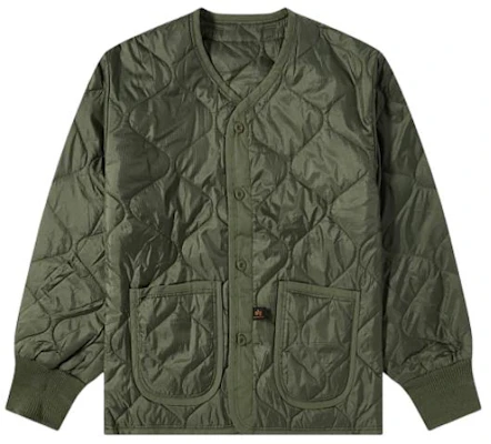 Alpha Industries 綠色V領長袖扣式外套 100108-11 Buy Alpha Industries 綠色V領長袖扣式外套 100108-11
