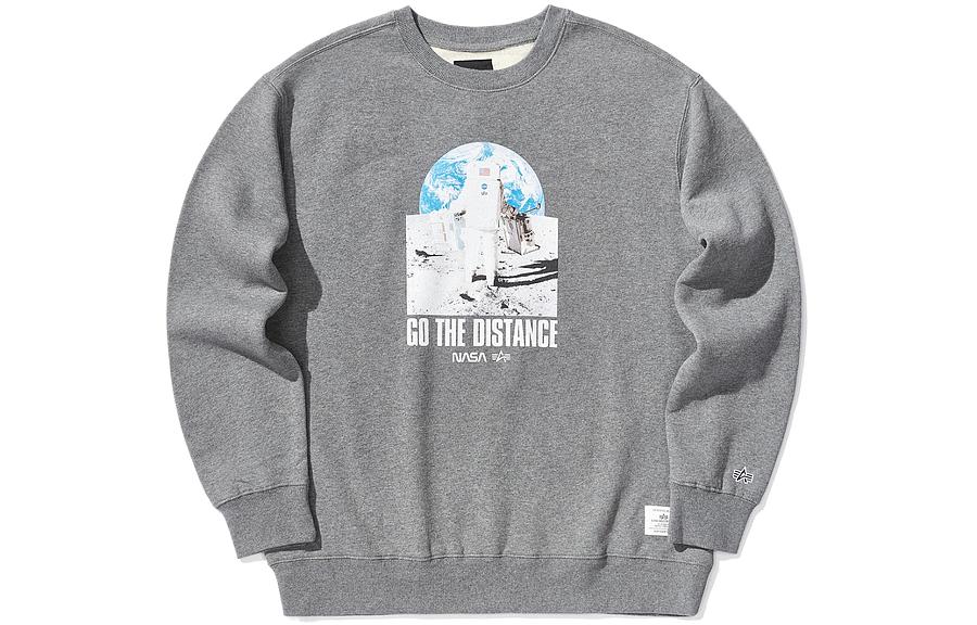 Alpha Industries Space Graphic Crewneck Sweatshirt . A5XSWSN51505H-1