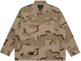 Alpha Industries Spring/Summer Camo Military Shirt Jacket Men A5XLJM7032LAG Alpha Industries Spring/Summer Camo Military Shirt Jacket Men A5XLJM7032LAG