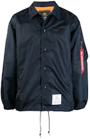 Alpha Industries SS22 Blue Drawstring Shirt Jacket for Men. AILJ7053NAVY Alpha Industries SS22 Blue Drawstring Shirt Jacket for Men. AILJ7053NAVY