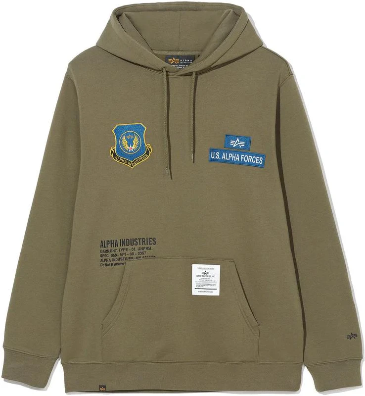 alpha-industries-ss-23-badge-embroidered-drawstring-hoodie-olive-green-msa-52501-c1-olive