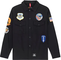 Alpha Industries SS23 Black Flap Pocket Shirt Style Jacket EJD52500C1-BLACK Alpha Industries SS23 Black Flap Pocket Shirt Style Jacket EJD52500C1-BLACK