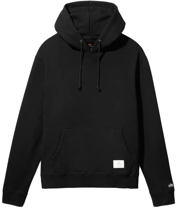 alpha-industries-ss-23-black-pullover-hoodie-with-front-pocket-for-men-use-51502-c1-black