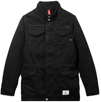 Alpha Industries SS23 Black Solid Color Pocket Long Sleeve Jacket - MJM52000C1-BLACK Alpha Industries SS23 Black Solid Color Pocket Long Sleeve Jacket - MJM52000C1-BLACK
