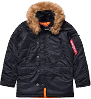 Alpha Industries SS23 Black Solid Color Straight-Cut Hoodie Jacket MJN31211C1-BLACK Alpha Industries SS23 Black Solid Color Straight-Cut Hoodie Jacket MJN31211C1-BLACK