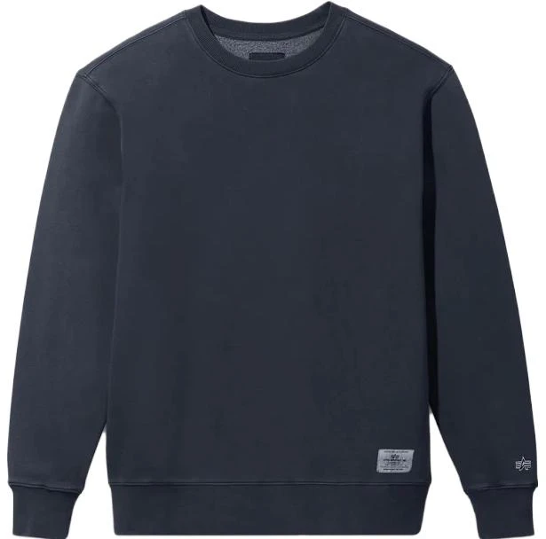 alpha-industries-ss-23-blue-crewneck-sweatshirt-with-logo-patch-use-51501-c1-blue
