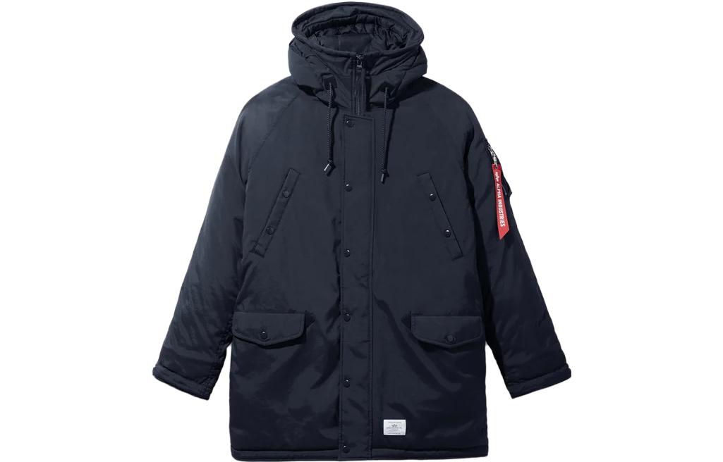 Alpha Industries SS23 Blue Full-Zip Hoodie Jacket MJN51500C1-BLUE