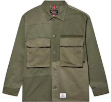Alpha Industries SS23 Colorblock Long Sleeve Shirt Jacket Green () MJM53000C1-GREEN Alpha Industries SS23 Colorblock Long Sleeve Shirt Jacket Green () MJM53000C1-GREEN