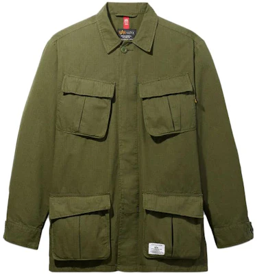 Alpha Industries SS23 绿色四口袋长袖夹克 MSJ52000C1-GREEN Buy Alpha Industries SS23 绿色四口袋长袖夹克 MSJ52000C1-GREEN