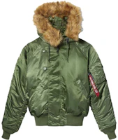 Alpha Industries SS23 Green Solid Color Slim Fit Long Sleeve Jacket MJN30000C1-BLACK-SAGE Alpha Industries SS23 Green Solid Color Slim Fit Long Sleeve Jacket MJN30000C1-BLACK-SAGE