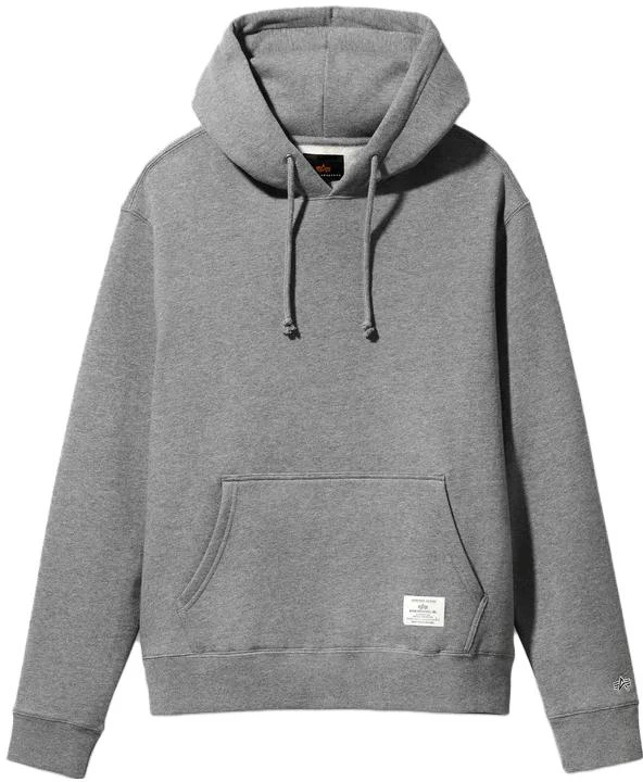 alpha-industries-ss-23-grey-pullover-hoodie-with-kangaroo-pocket-use-51502-c1-heather