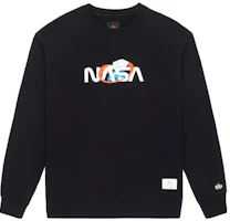 Alpha Industries SS23 Letter Print Crewneck Long Sleeve Sweatshirt Black Unisex ESN52501C1-BLACK Alpha Industries SS23 Letter Print Crewneck Long Sleeve Sweatshirt Black Unisex ESN52501C1-BLACK
