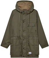 Alpha Industries SS23 Longline Solid Hooded Jacket Green MJM53001C1-GREEN Alpha Industries SS23 Longline Solid Hooded Jacket Green MJM53001C1-GREEN