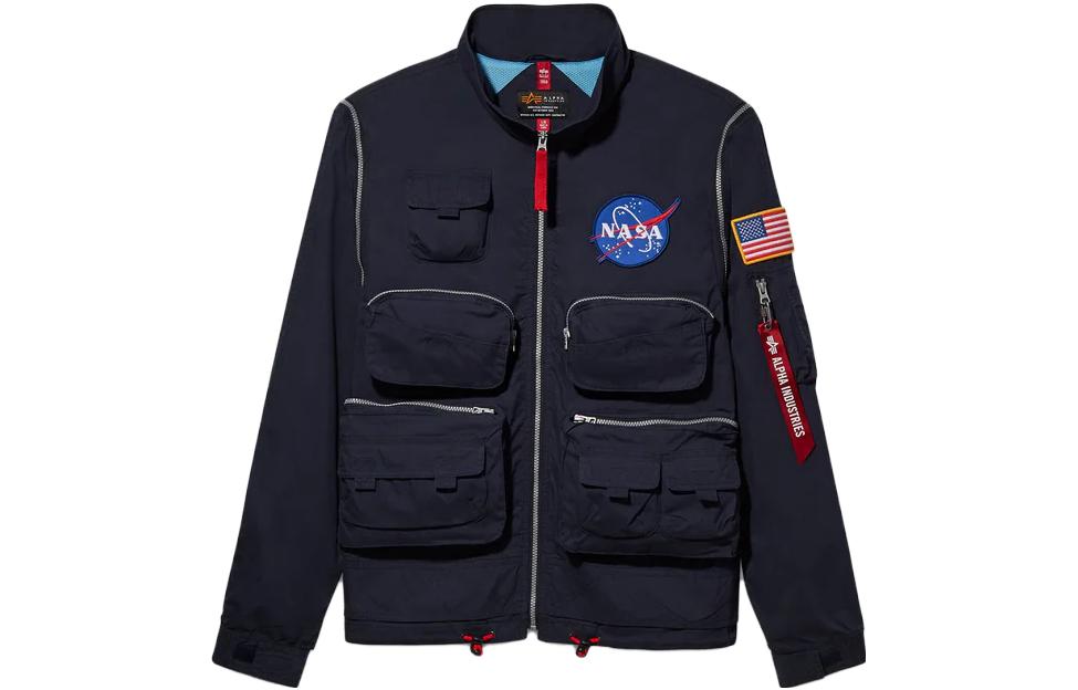 Alpha Industries SS23 Multi-Pocket Straight Long Sleeve Jacket Navy Blue CJN52001C1-REPLICA-BLUE