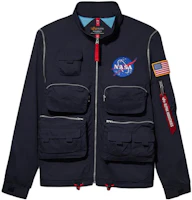 Alpha Industries SS23 Multi-Pocket Straight Long Sleeve Jacket Navy Blue CJN52001C1-REPLICA-BLUE Alpha Industries SS23 Multi-Pocket Straight Long Sleeve Jacket Navy Blue CJN52001C1-REPLICA-BLUE