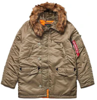 Alpha Industries SS23 Olive Solid Straight Long Sleeve Hooded Jacket MJN31211C1-VINTAGEOLIVE Alpha Industries SS23 Olive Solid Straight Long Sleeve Hooded Jacket MJN31211C1-VINTAGEOLIVE