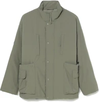 Alpha Industries SS23 Olive Stand Collar Utility Jacket Long Sleeve MJA52502C1-OLIVE Alpha Industries SS23 Olive Stand Collar Utility Jacket Long Sleeve MJA52502C1-OLIVE