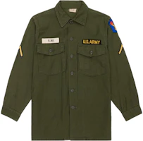 Alpha Industries SS23 Patch Button-Up Jacket Military Green Mens RTO53000C1 Alpha Industries SS23 Patch Button-Up Jacket Military Green Mens RTO53000C1
