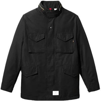 Alpha Industries SS23 Jaket Hitam Stand Collar dengan Resleting MJM51501C1-BLACK Buy Alpha Industries SS23 Jaket Hitam Stand Collar dengan Resleting MJM51501C1-BLACK