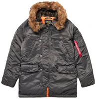 Alpha Industries SS23 Solid Straight Long Sleeve Hooded Jacket Grey MJN31211C1-GREY Alpha Industries SS23 Solid Straight Long Sleeve Hooded Jacket Grey MJN31211C1-GREY