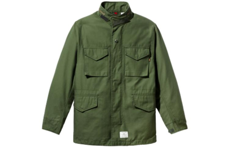 Alpha Industries SS23 Solid Zip-Up Stand Collar Jacket Green MJM51501C1-OLIVE