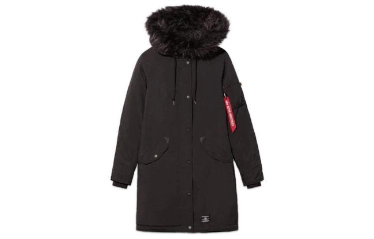 Alpha Industries SS23 Unisex Solid Color Zip-Up Hoodie Jacket Black WJE52500C1-BLACK