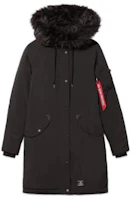 Alpha Industries SS23 Unisex Solid Color Zip-Up Hoodie Jacket Black WJE52500C1-BLACK Alpha Industries SS23 Unisex Solid Color Zip-Up Hoodie Jacket Black WJE52500C1-BLACK