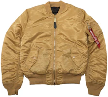 Alpha Industries Unisex Flight Jacket Gold MJM44530C1-CAMEL Alpha Industries Unisex Flight Jacket Gold MJM44530C1-CAMEL
