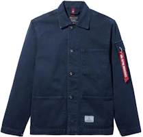 Alpha Industries Utility Jacket Unisex UJC52000C1-REPLICA-BLUE Alpha Industries Utility Jacket Unisex UJC52000C1-REPLICA-BLUE